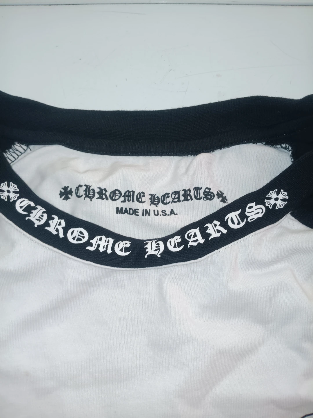 Chrome Hearts Long Sleeve Baseball T-Shirt - photo 3