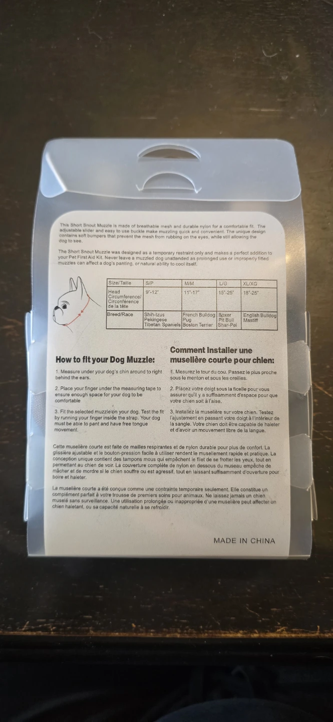 Short Snout Dog Muzzle XL - photo 4