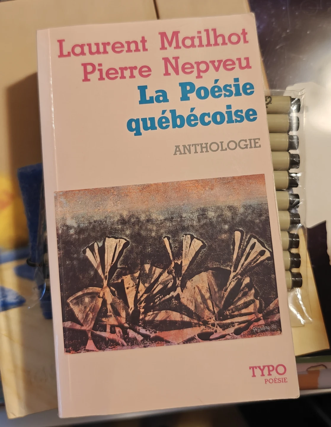 La Poésie québécoise Anthologie Book