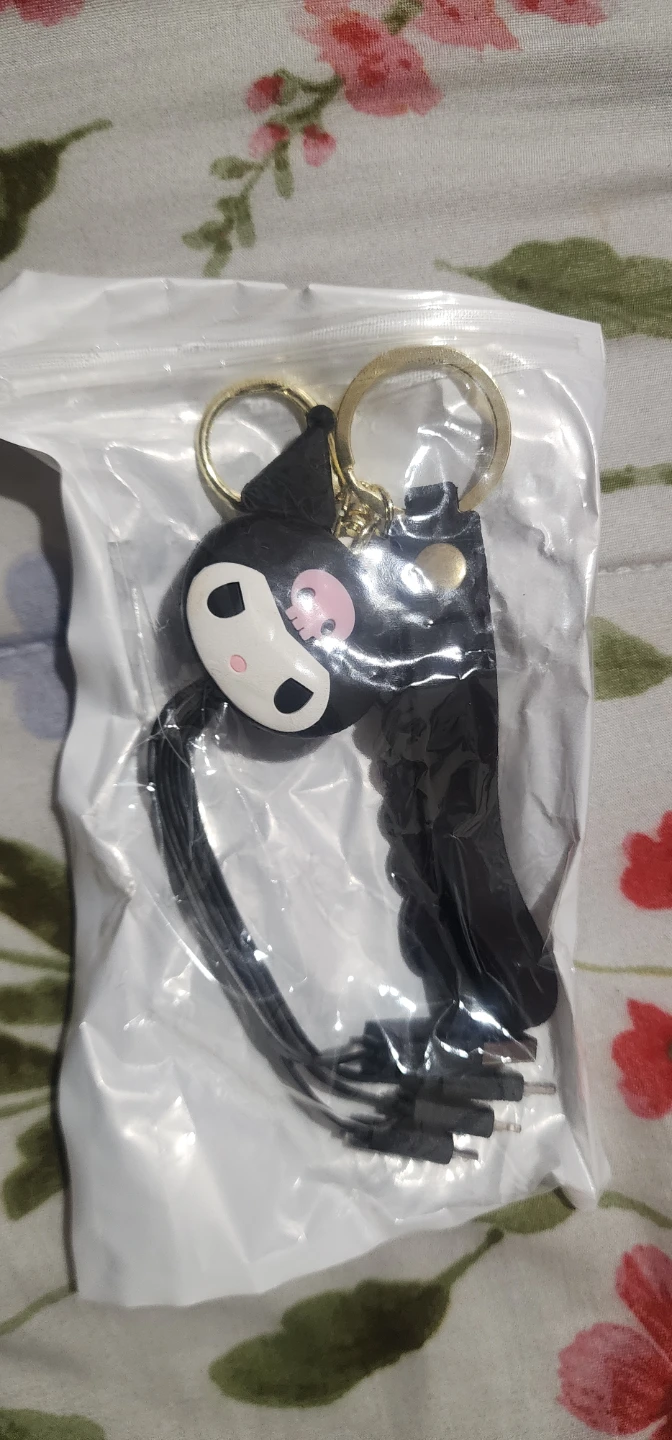 Kuromi Keychain Charging Cable