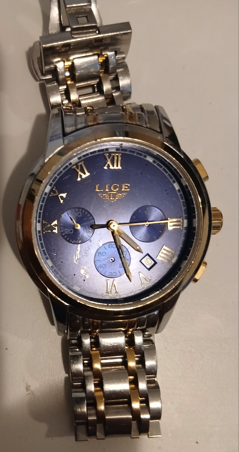 Men's Ligero Two-Tone Chronograph Watch