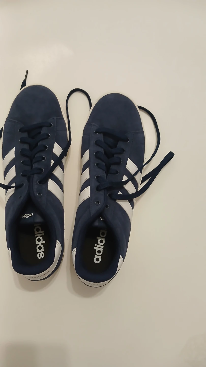 Adidas VL Court 3.0  Navy Suede Sneakers - photo 4