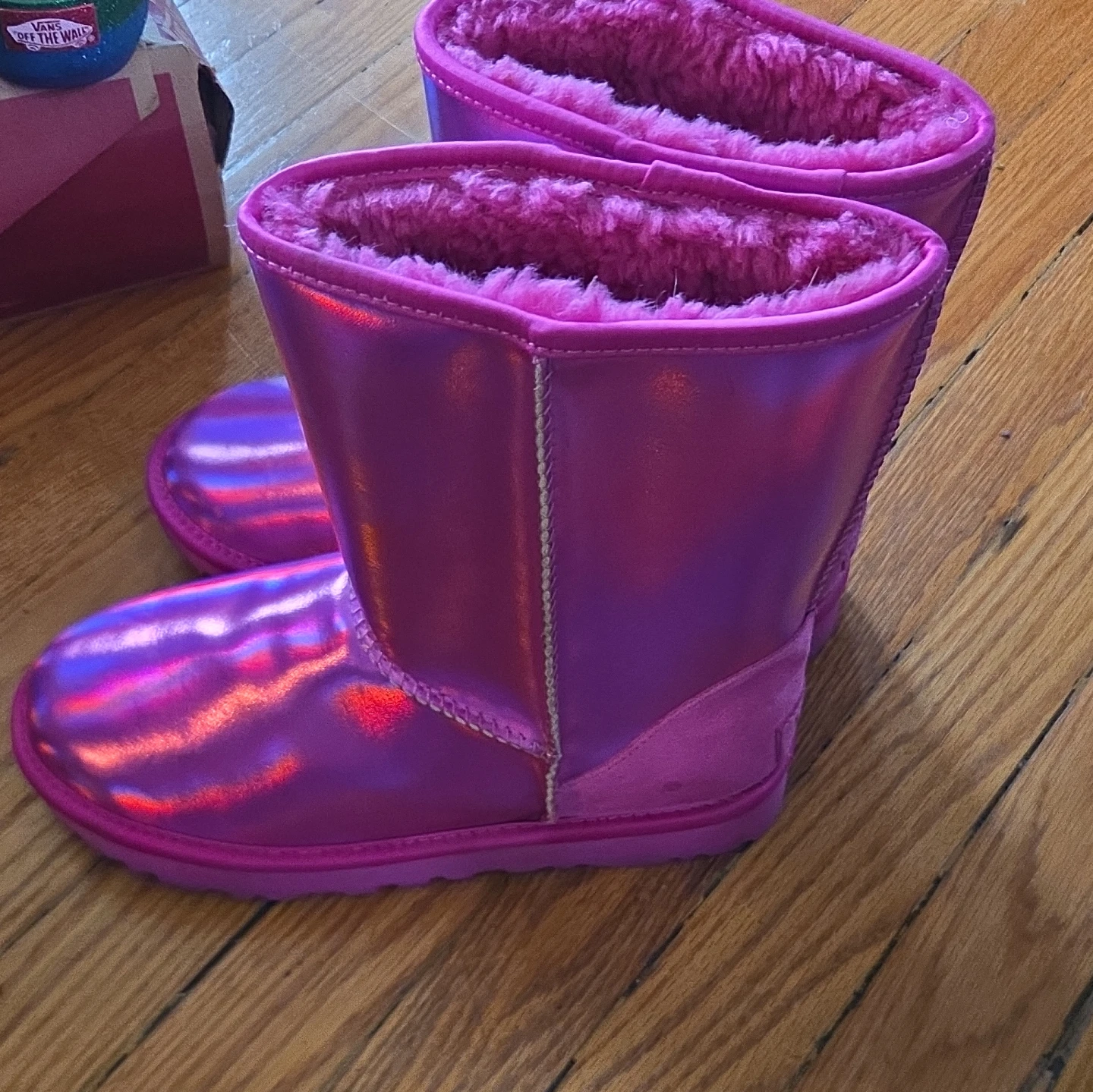 UGG Australia Pink Metallic Boots - photo 3