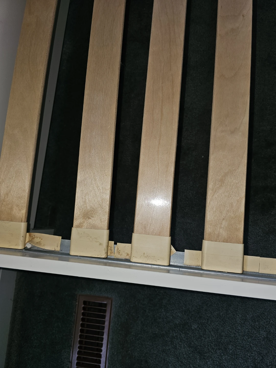 White Bed Frame with Slatted Base - photo 5