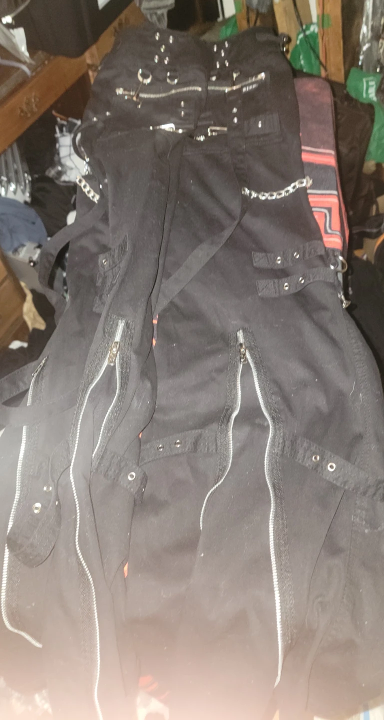 Tripp Nyc Pants. Goth Punk. XXL or More 37/17 - photo 2