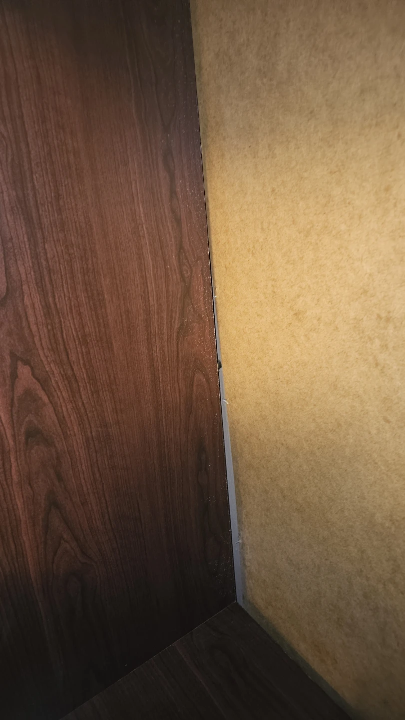 Dark Brown Wardrobe with Mirror Doors - photo 3