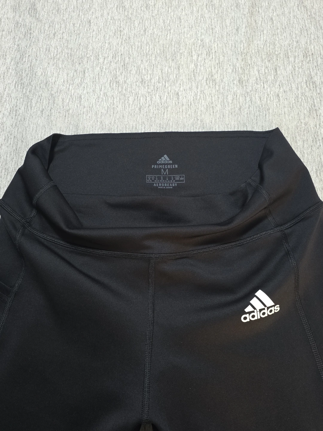 Adidas Primegreen Aeroready Black Cropped Leggings Size M - photo 2