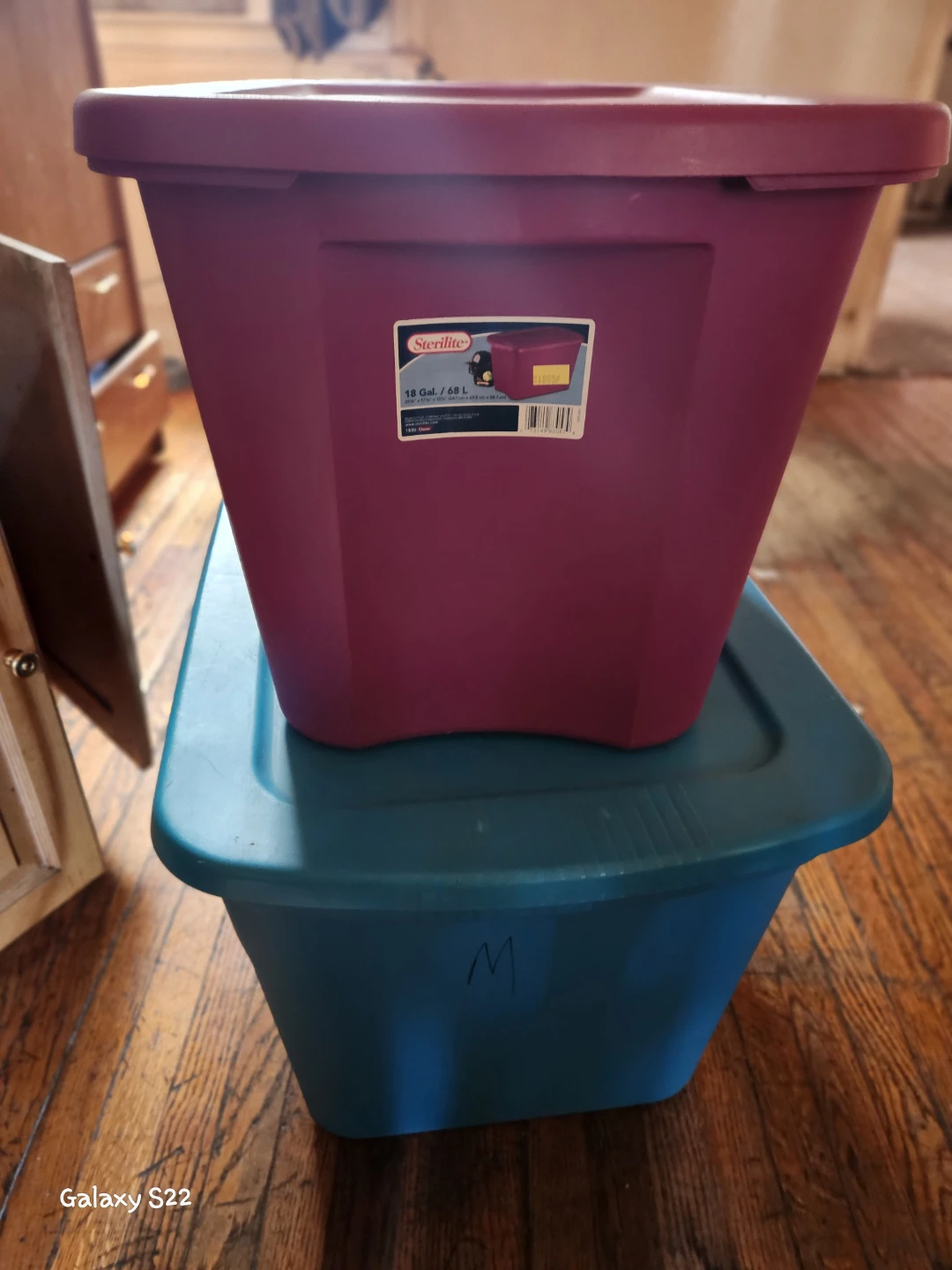 Sterilite 18 Gallon Storage Totes (Set of 2)