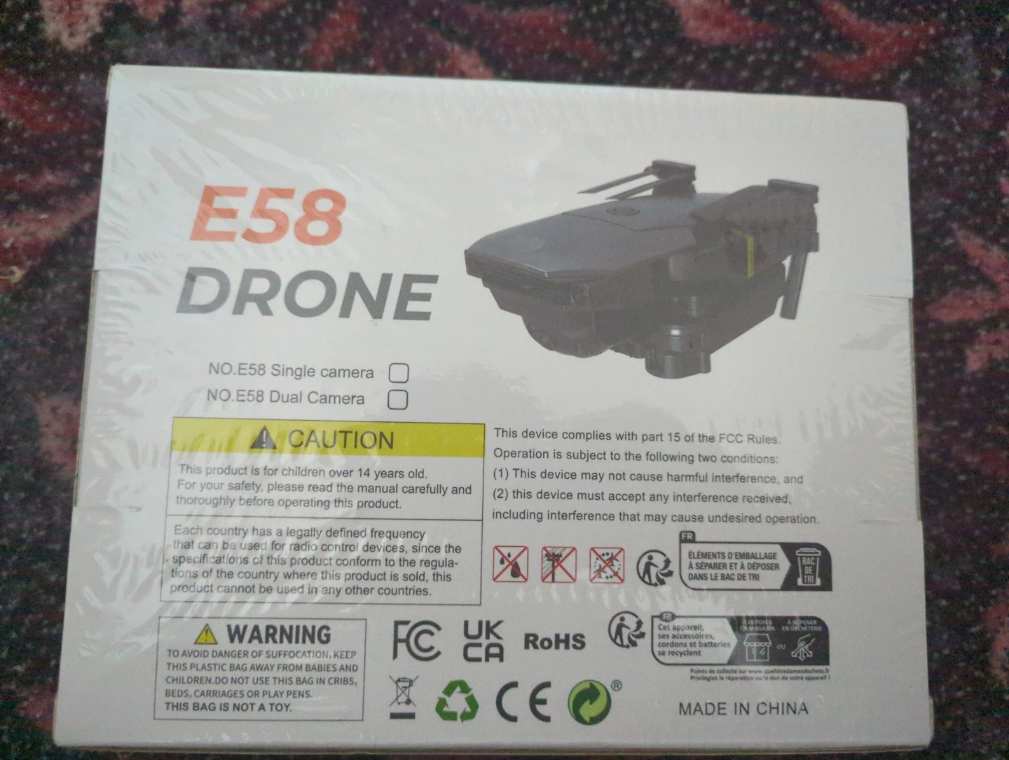E58 Drone with 4K HD Camera - photo 2