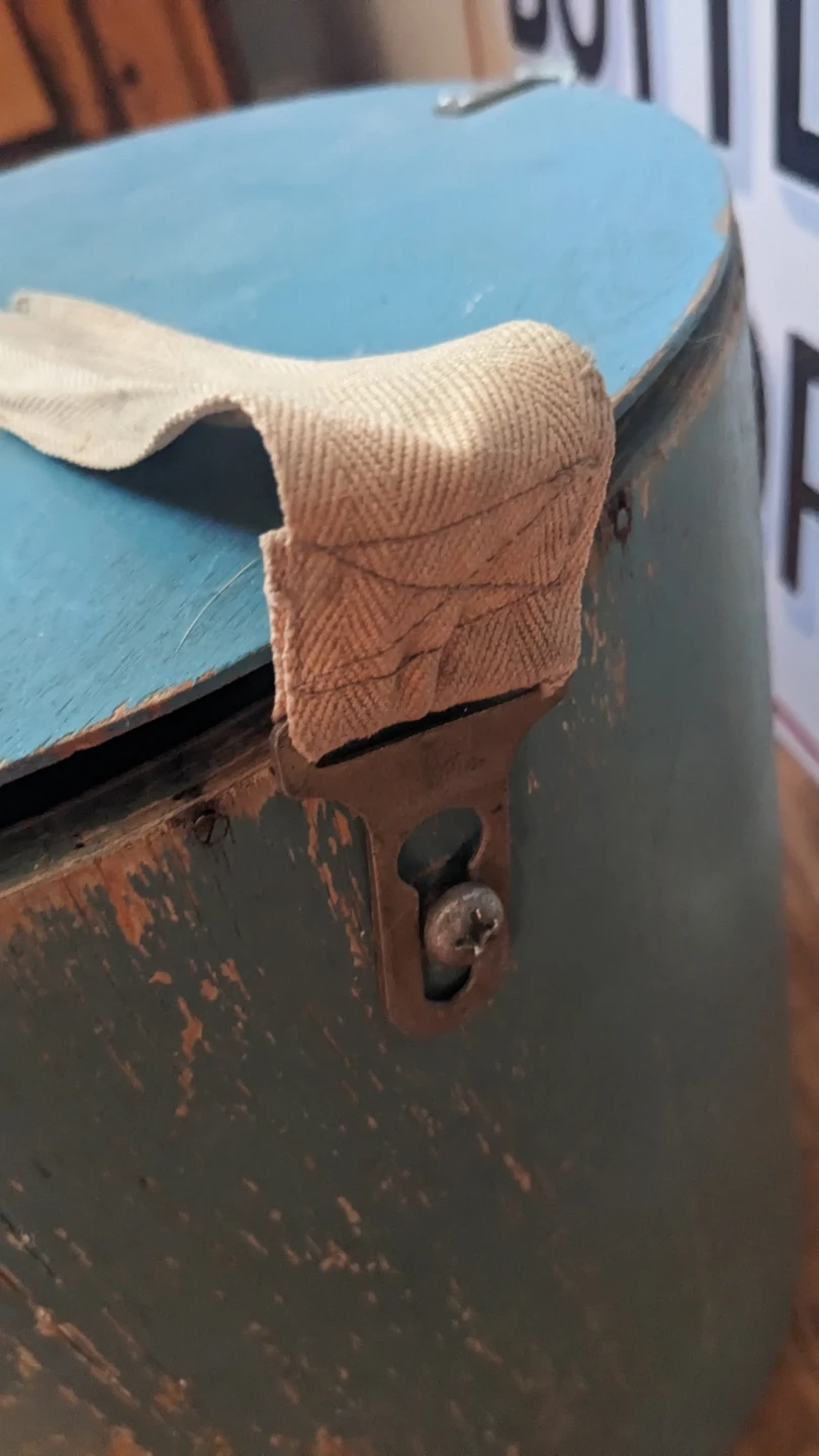 Vintage Wooden Container with Metal Latches - photo 3