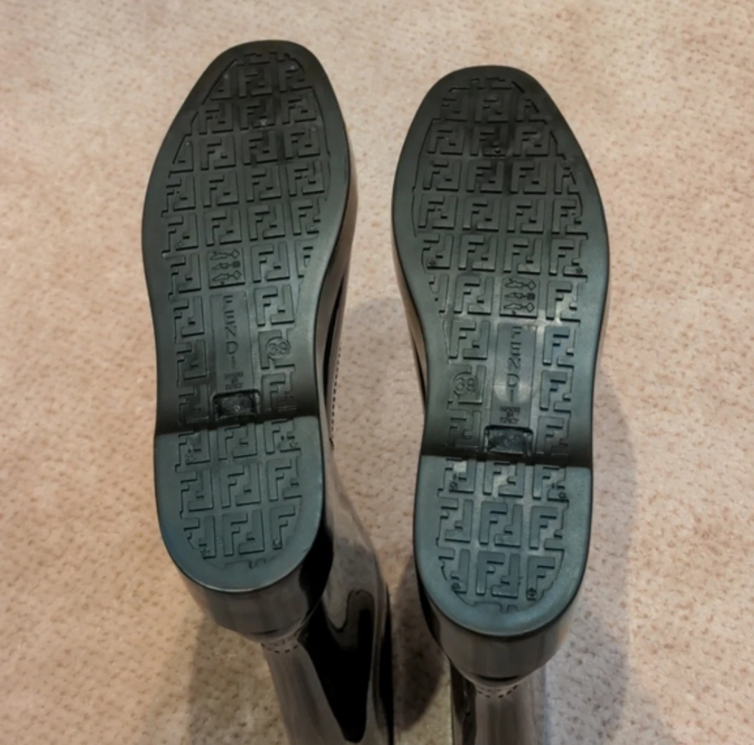 Fendi Ladies Monogram Rain Boots - photo 3