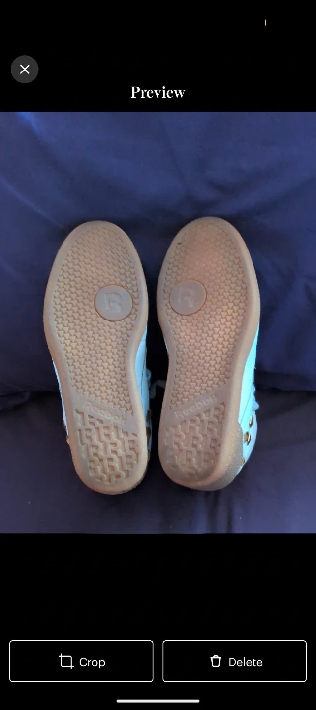 White and Gold Reebok Wedge Sneakers - photo 4