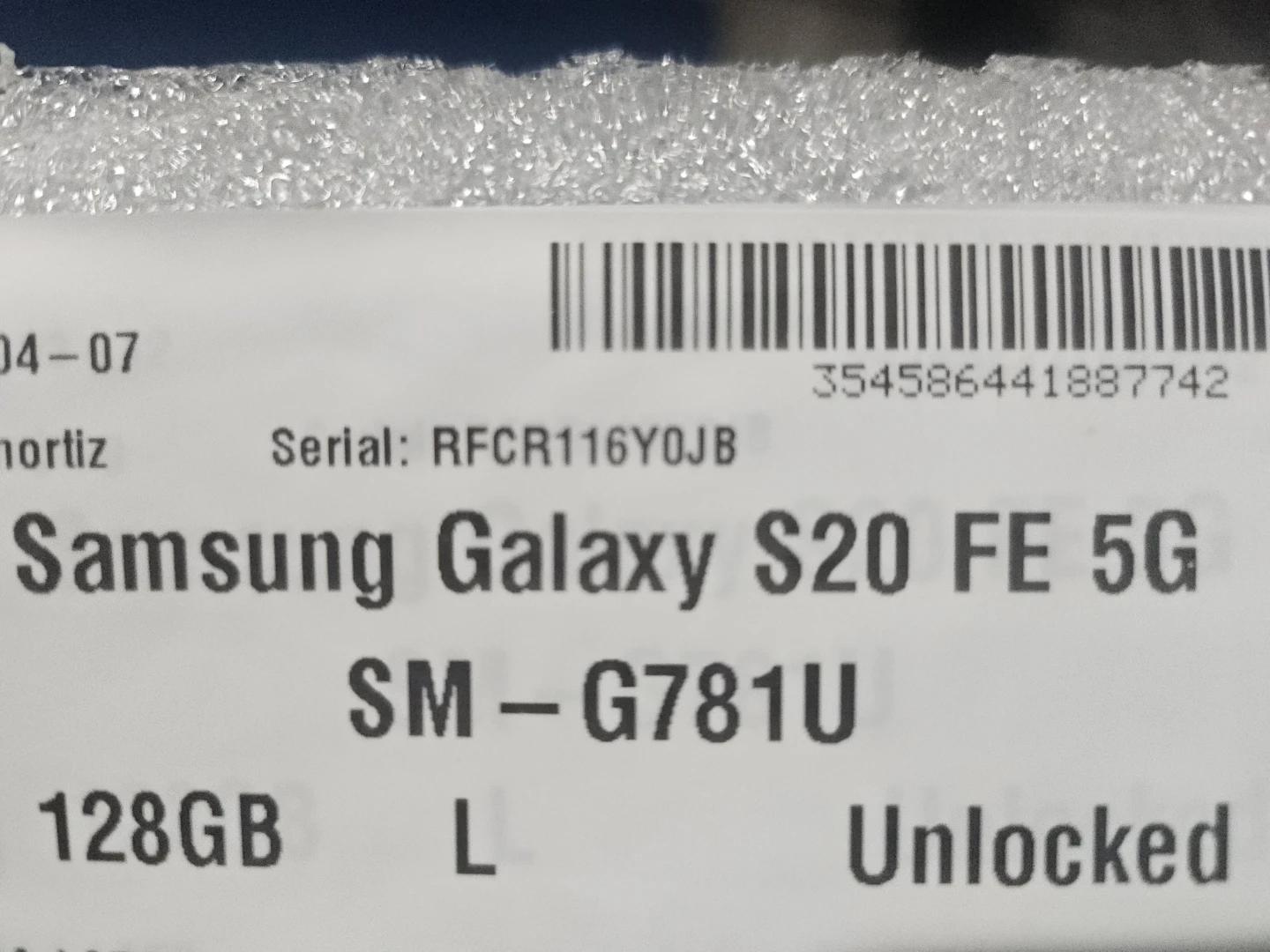 Samsung Galaxy S20 FE 5G SM-G781U 128GB Unlocked - Blue - photo 4