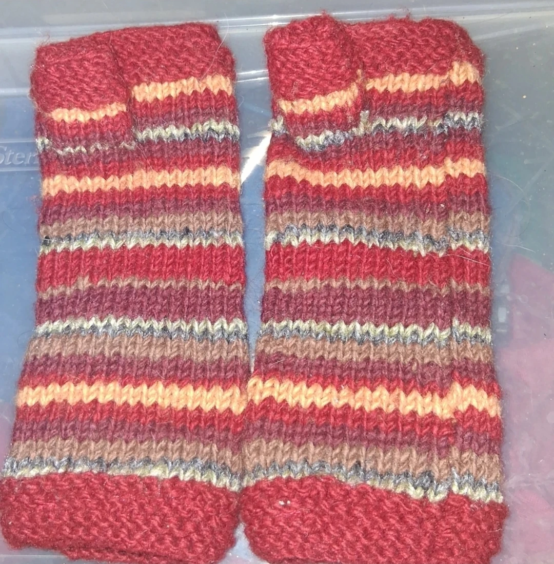 Kombi Mittens - Blue, White, Grey+Etc. - photo 5
