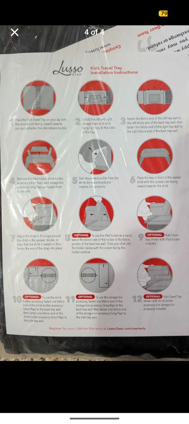 Kids travel tray - photo 4