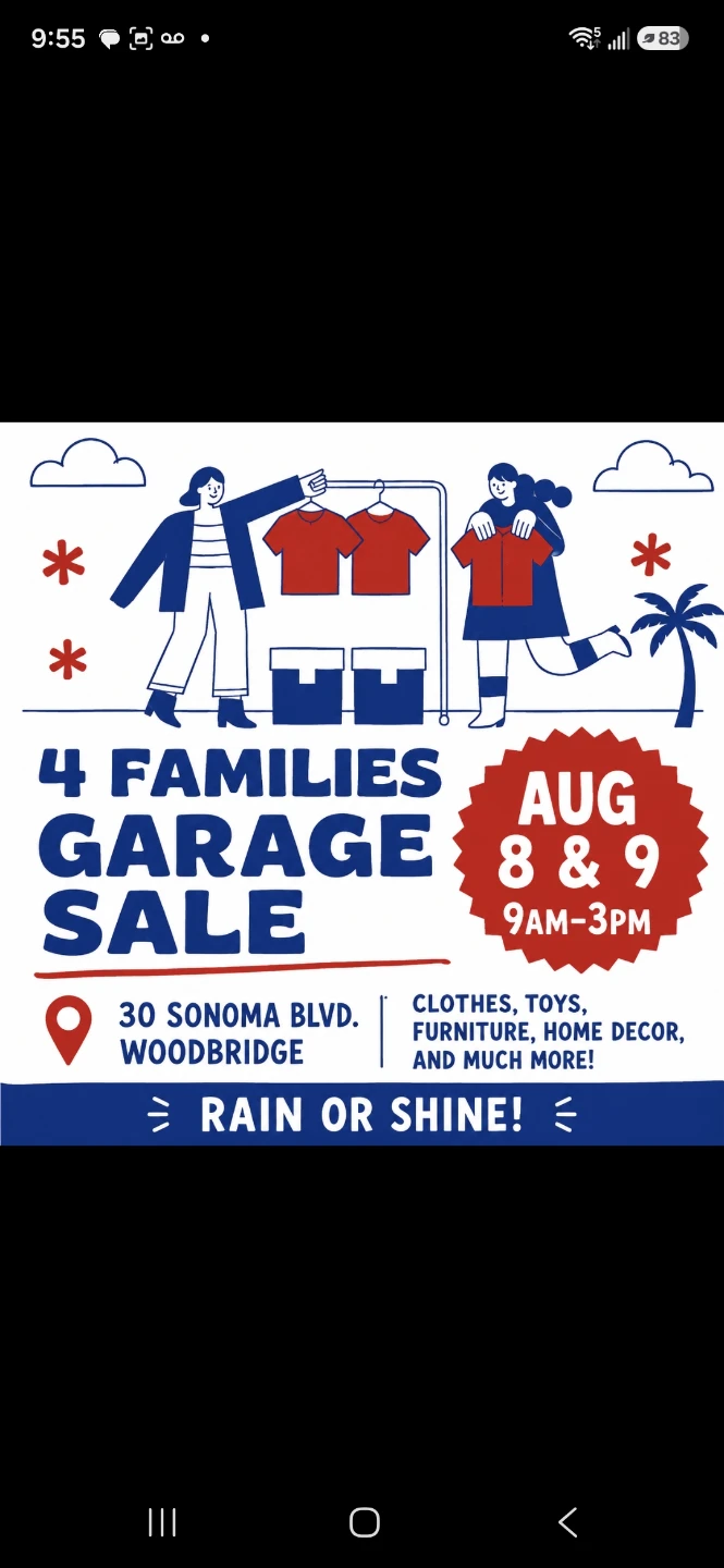 4 Families Garage Sale - Woodbridge