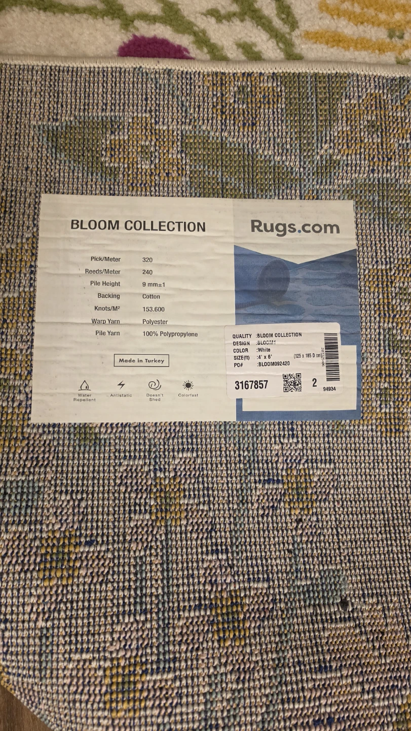 Rug 4' x 6'- floral collection - photo 4