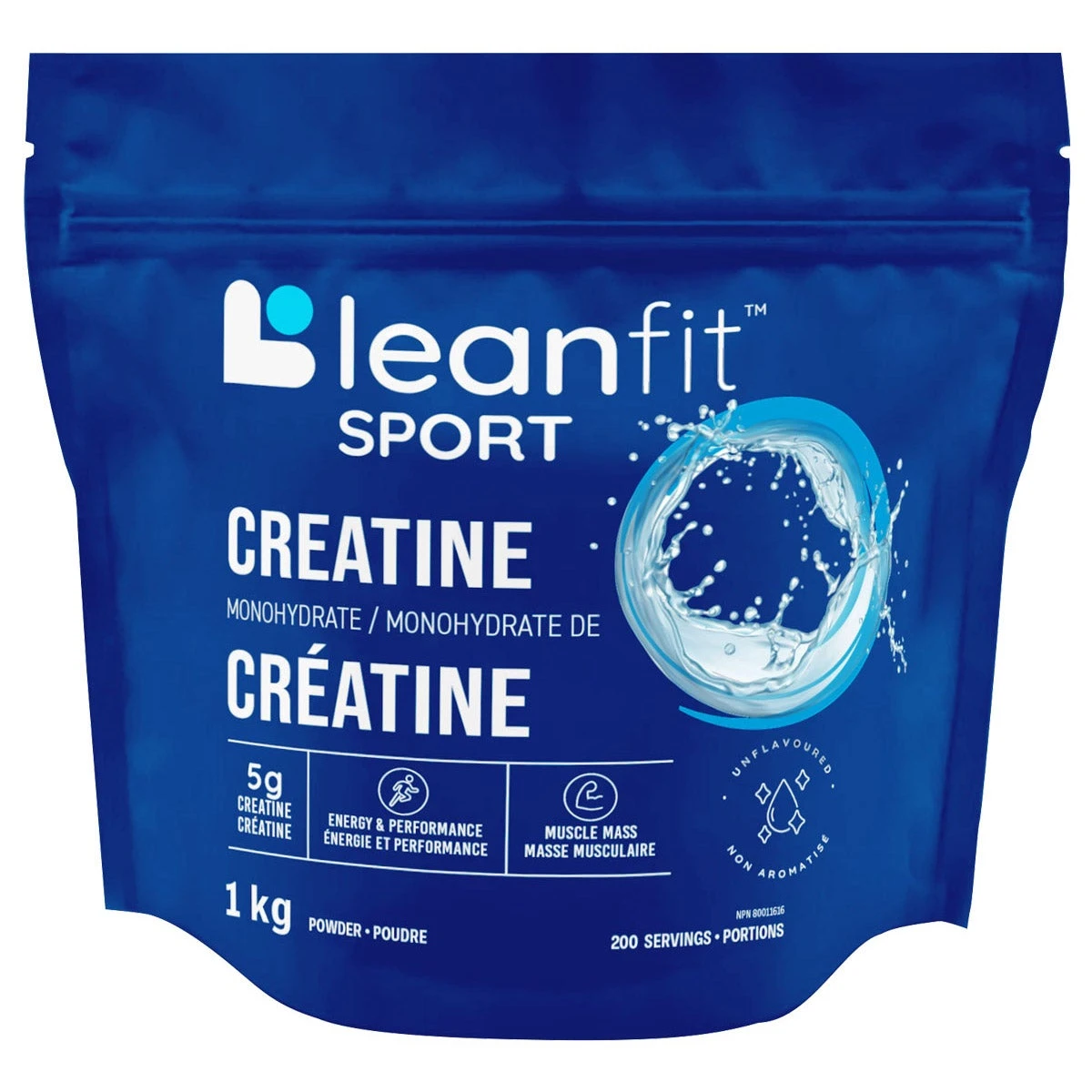 Leanfit Sport Creatine Monohydrate Powder 1kg