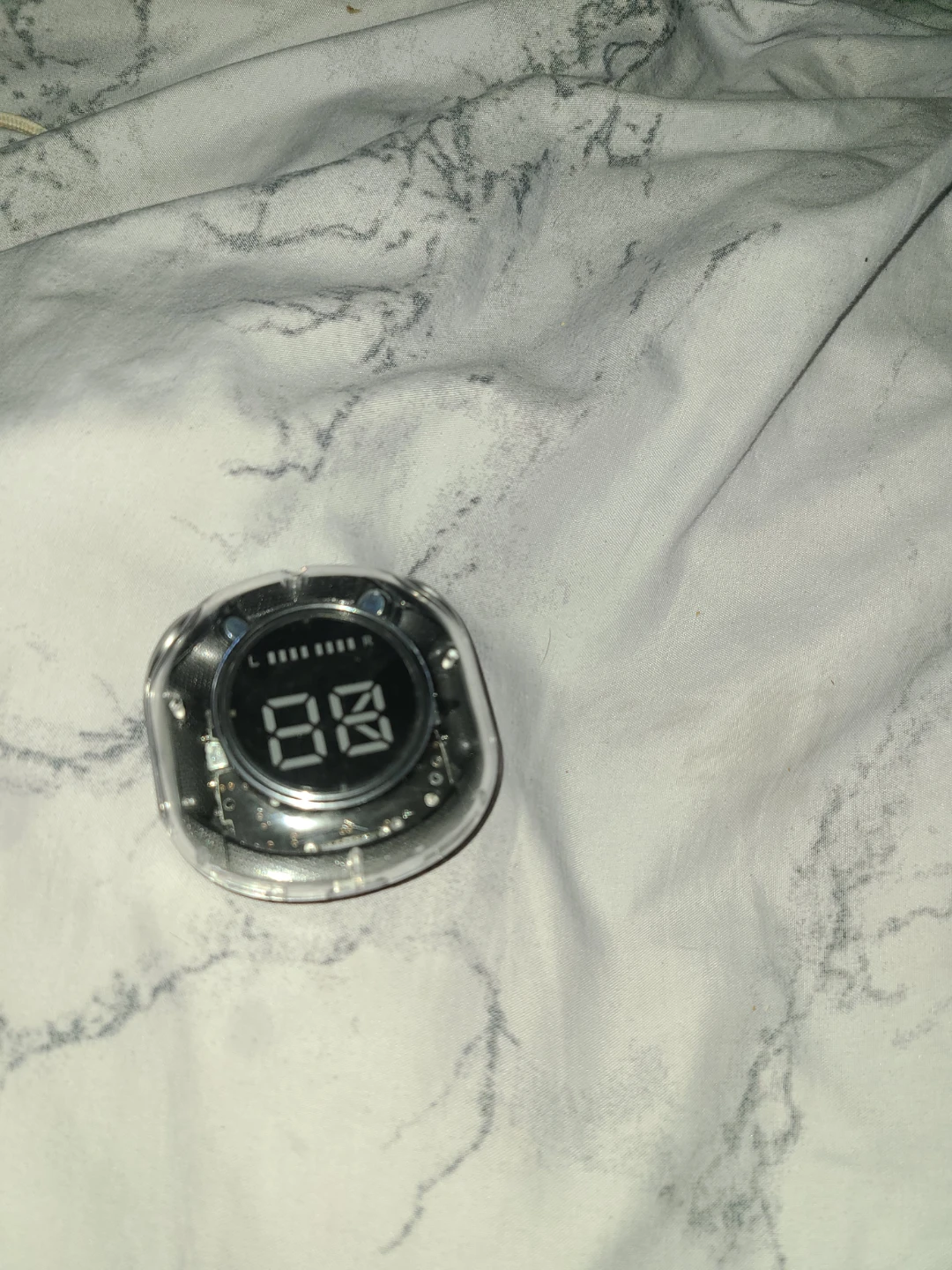 Black Wireless Earbuds with Charging Case