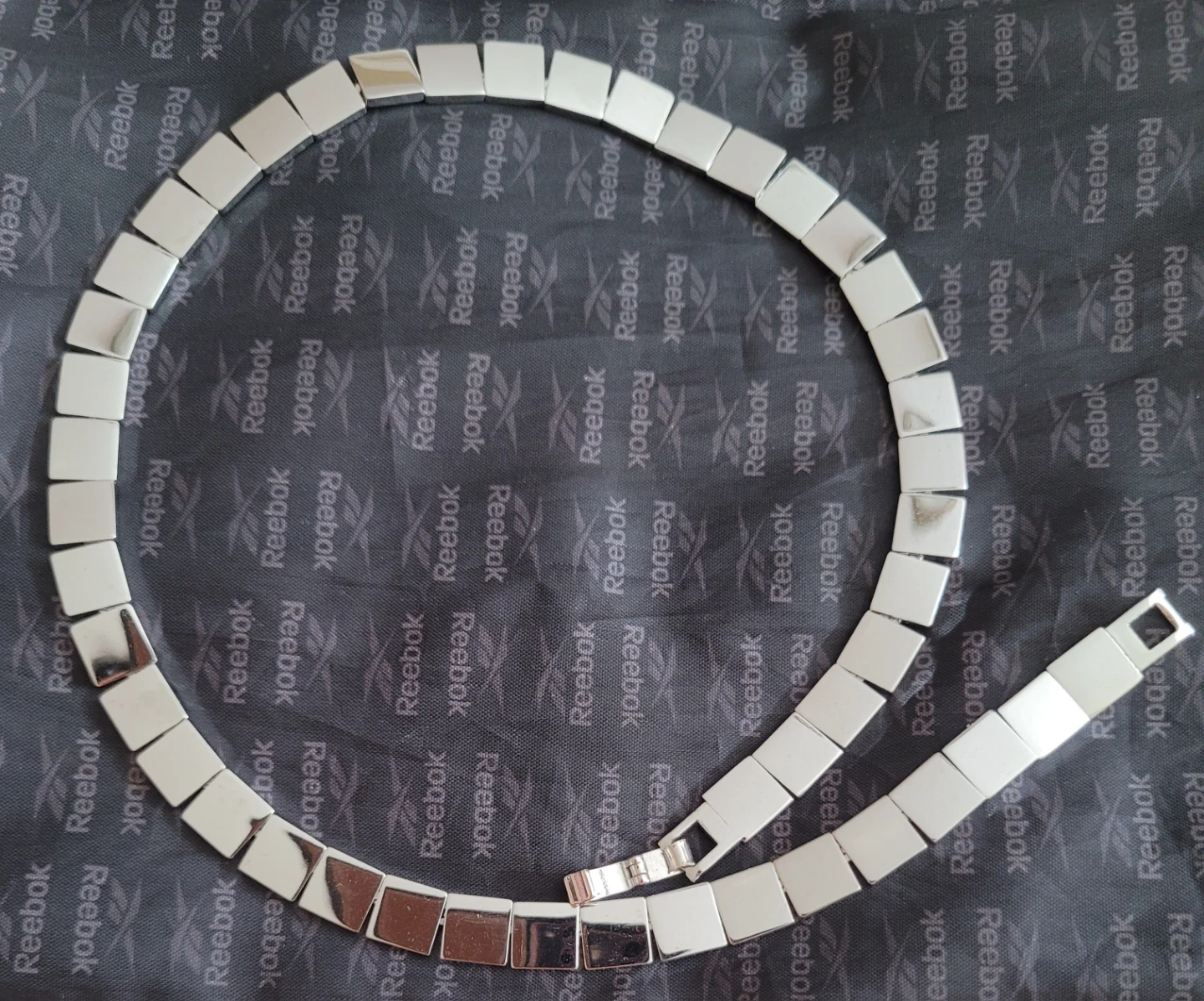Silver Tone Choker Necklace