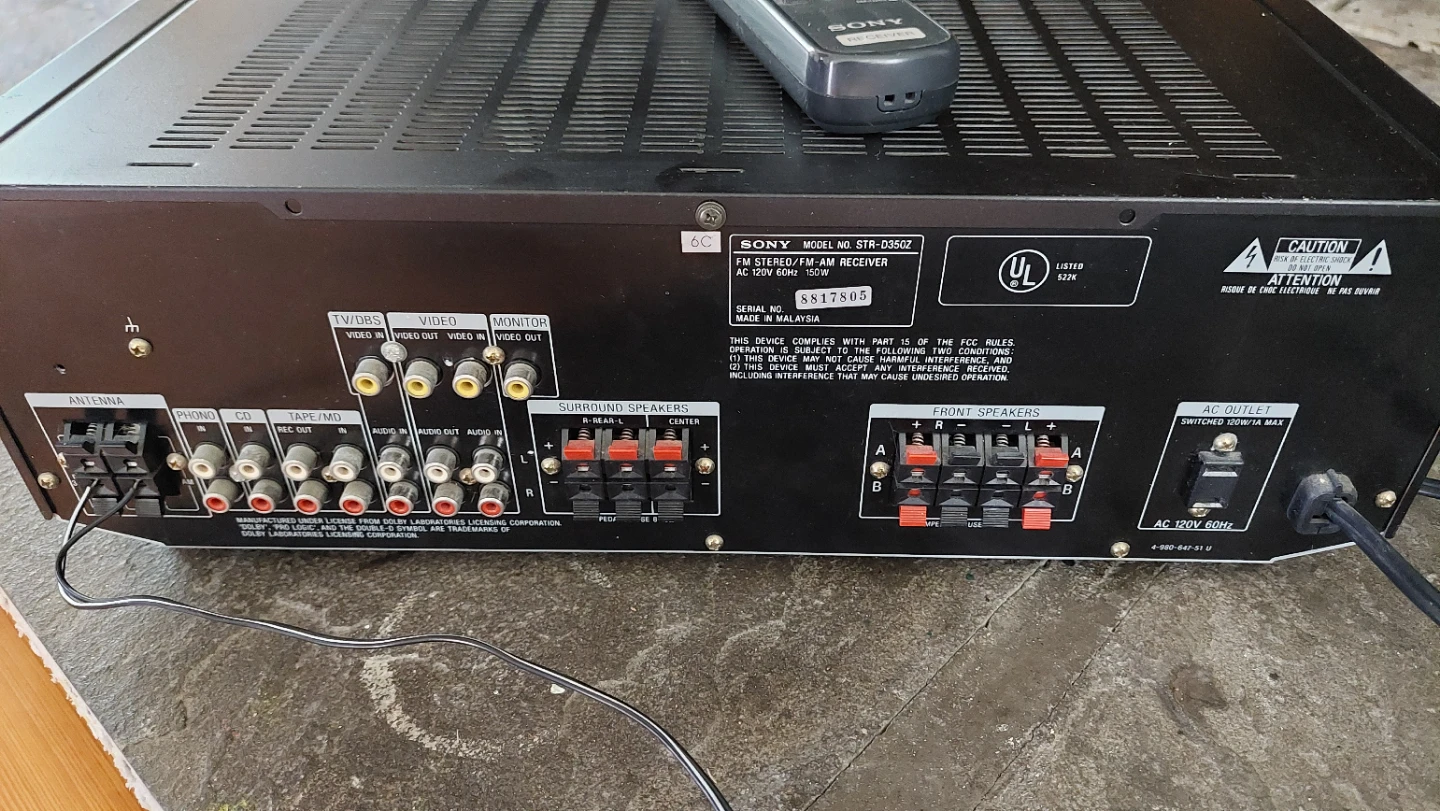 SONY stereo receiver - photo 2