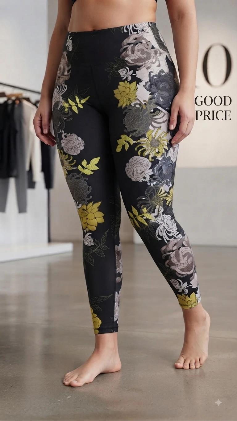 🪷Floral Leggings