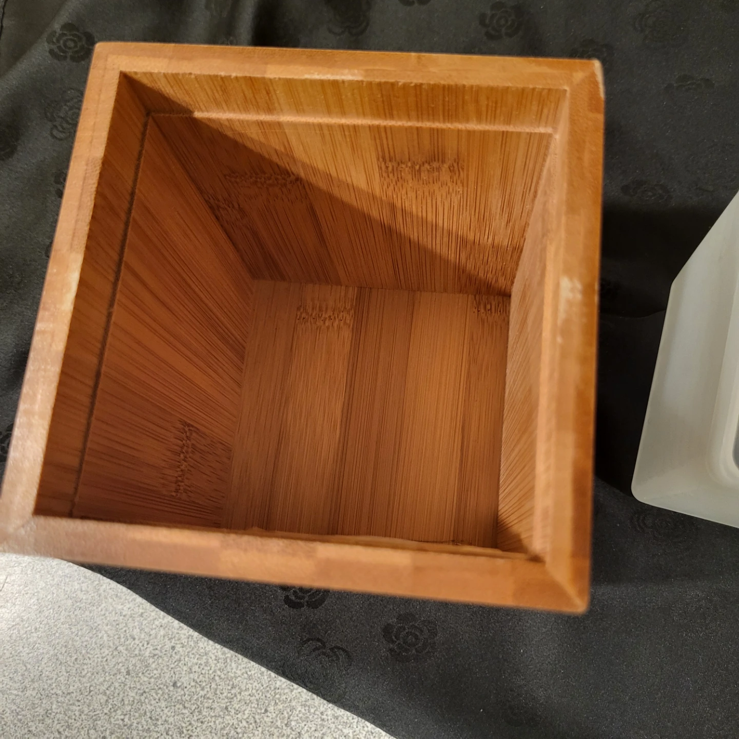 Bamboo Coffee Canister with Frosted Inner - photo 4
