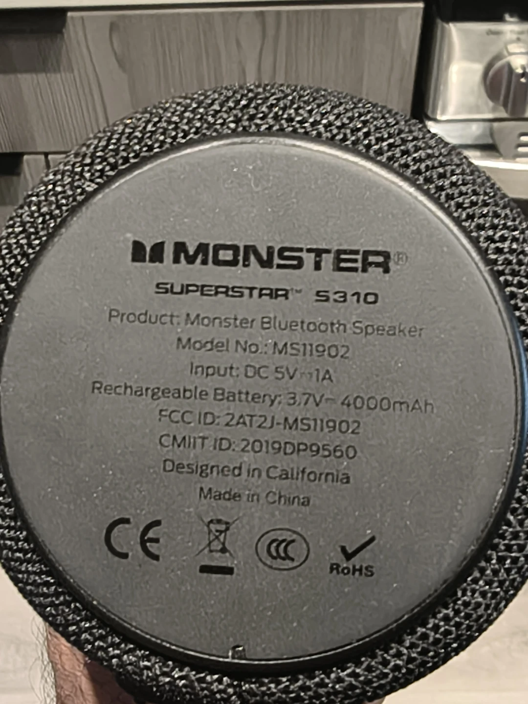 Monster Superstar S310 Bluetooth Speaker (Rechargeable) - photo 4