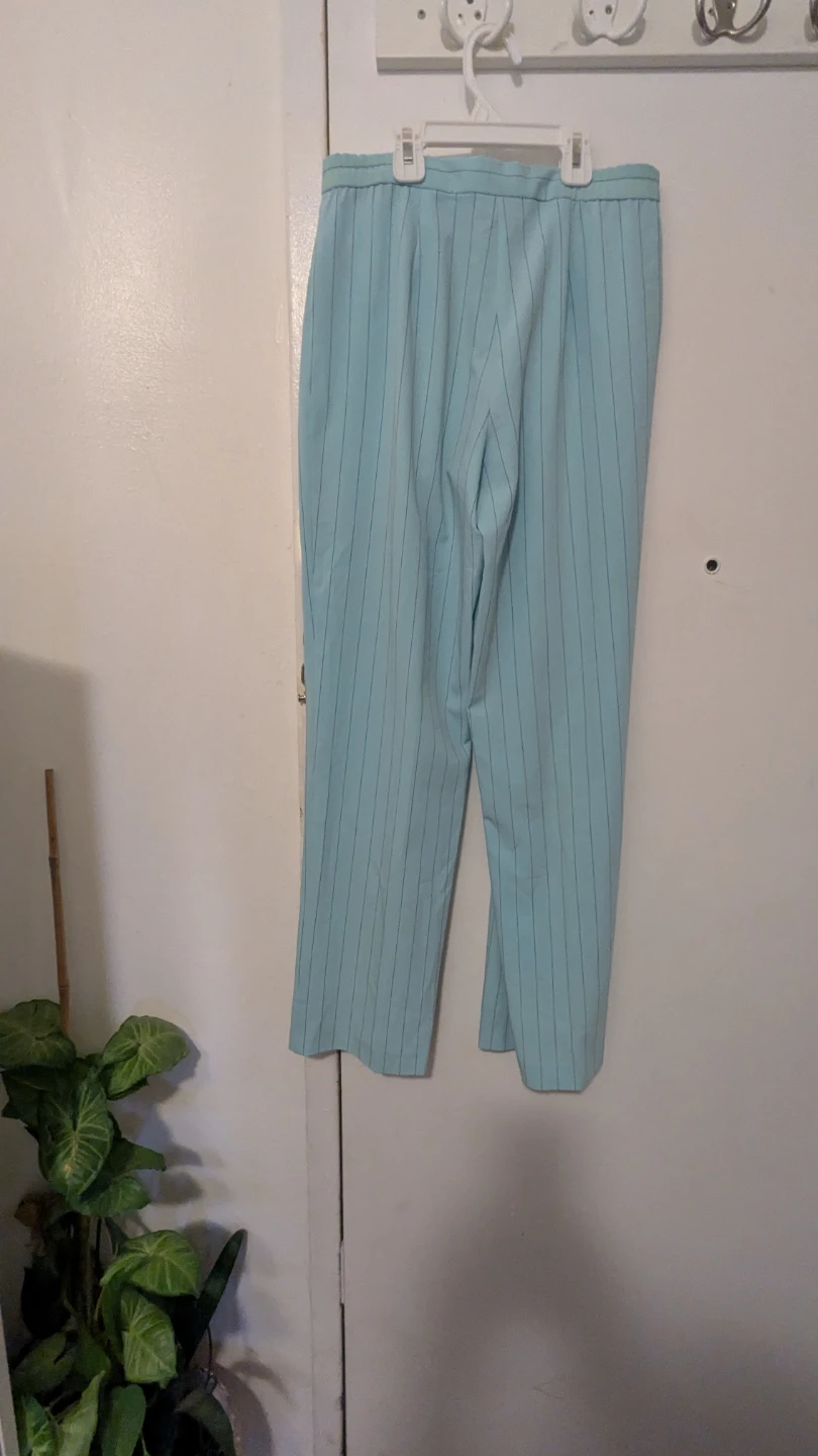 J. G. Hook Pinstripe Light Blue Dress Pants