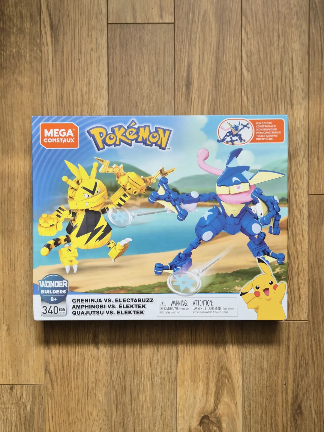 Read Bio | Sealed Pokemon MEGA CONSTRUX Greninja vs Electabuzz