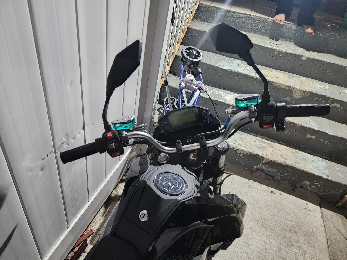 Black Electric Motorcycle/Scooter Z6 FL4 E-BIKE - photo 5