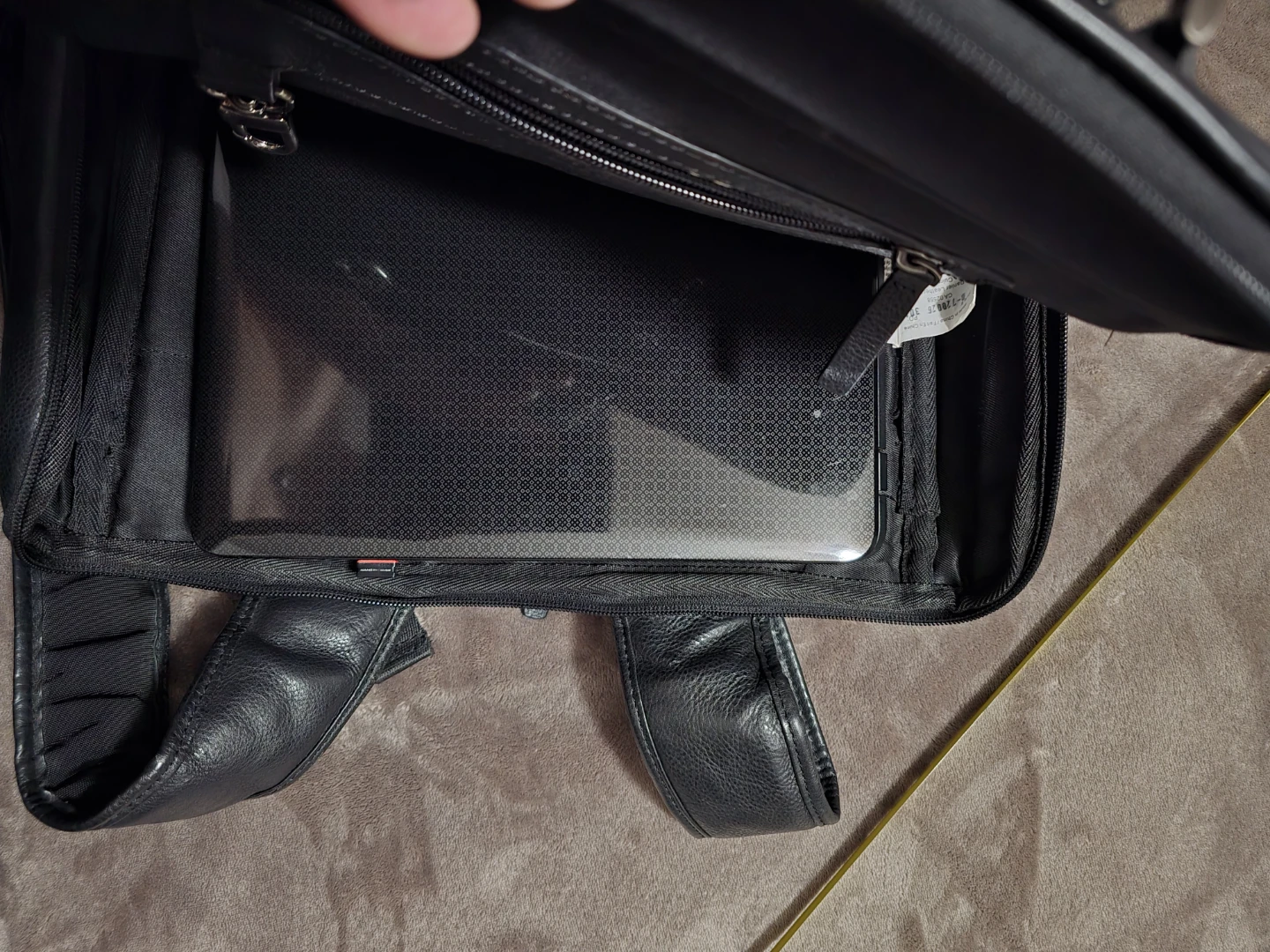 Danier Black Leather Backpack - photo 4