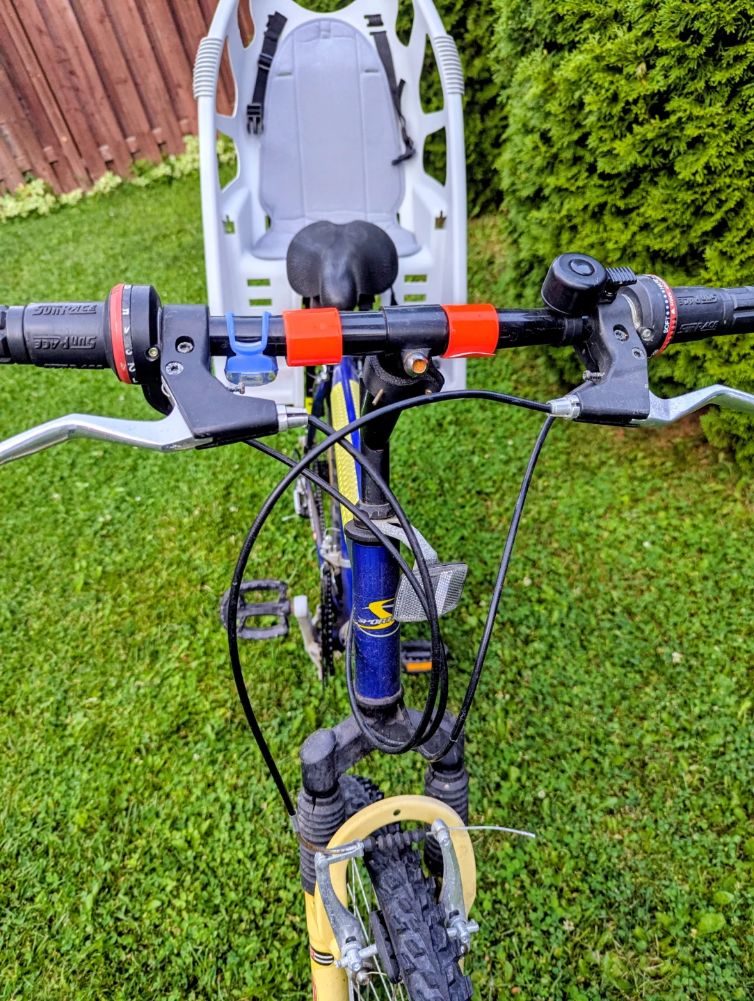 Sportek Blue Mountain Bike with Child Seat - photo 3
