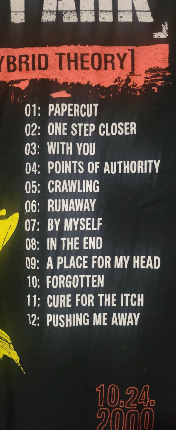 Linkin Park Hybrid Theory T-Shirt Size L - photo 3