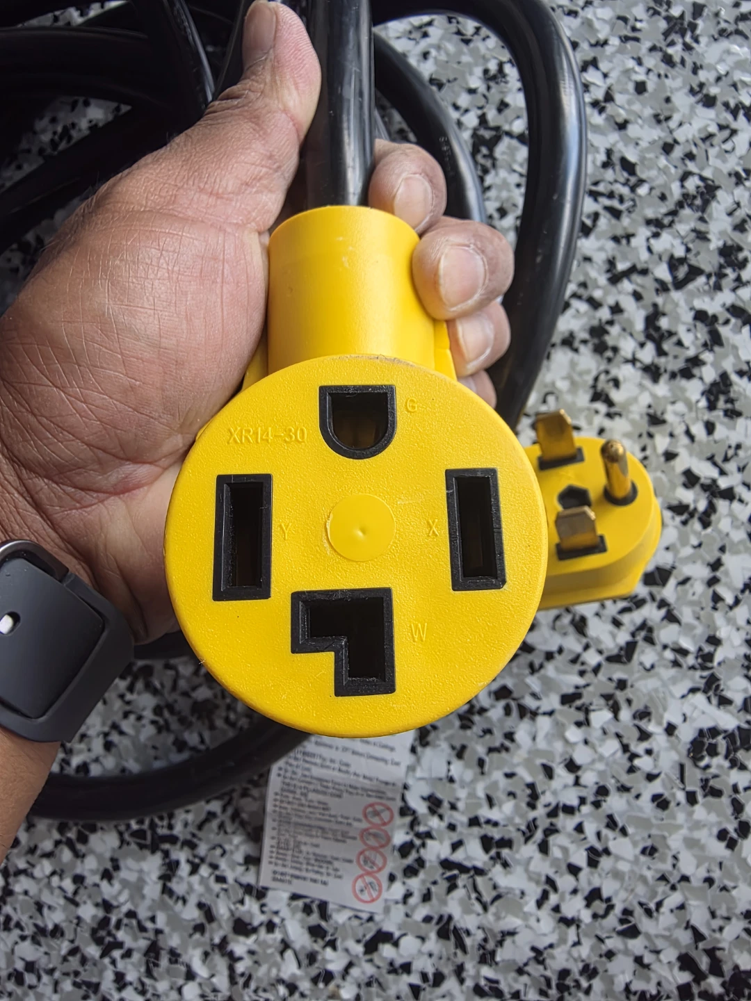 LAKCZIO 25 FT Dryer 4 Prong Extension Cord - photo 3