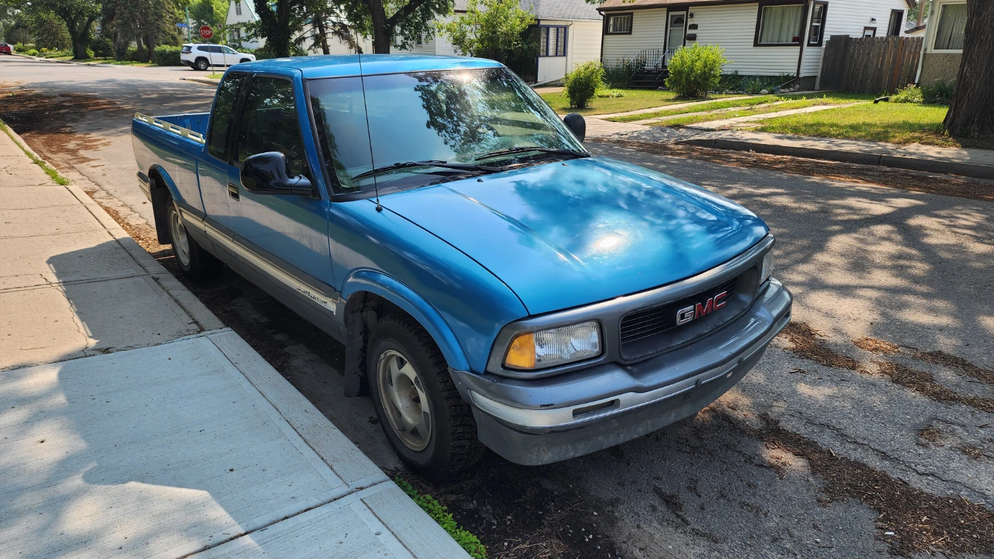 Blue GMC Pickup Truck - photo 3