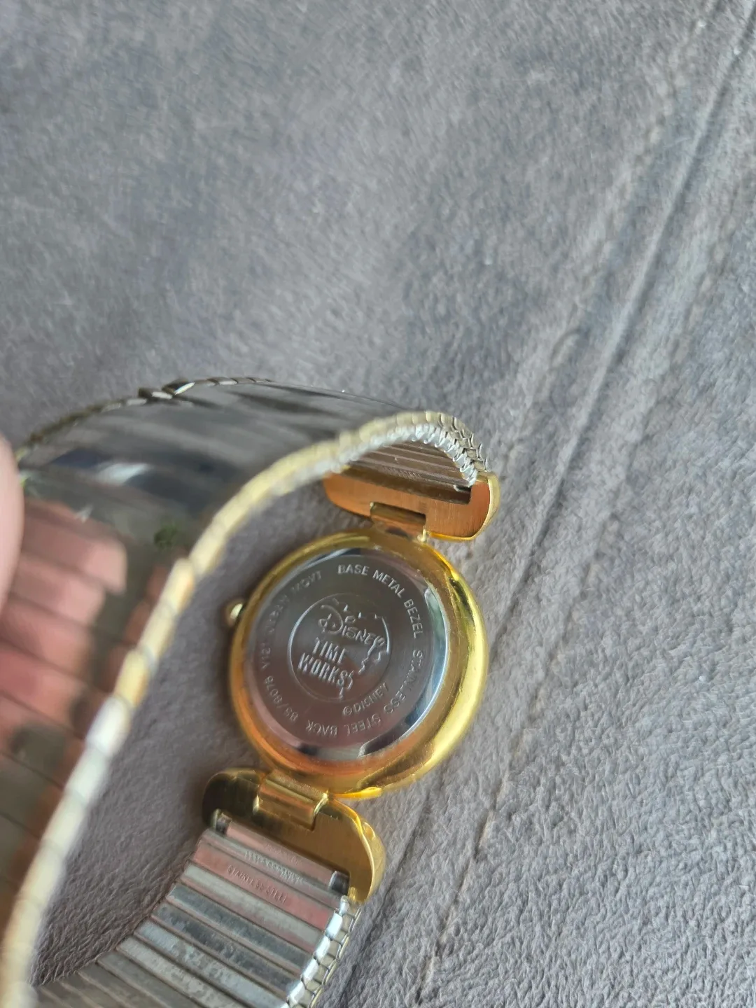 Disney Time Works Mickey Mouse Watch - Gold Tone - photo 2