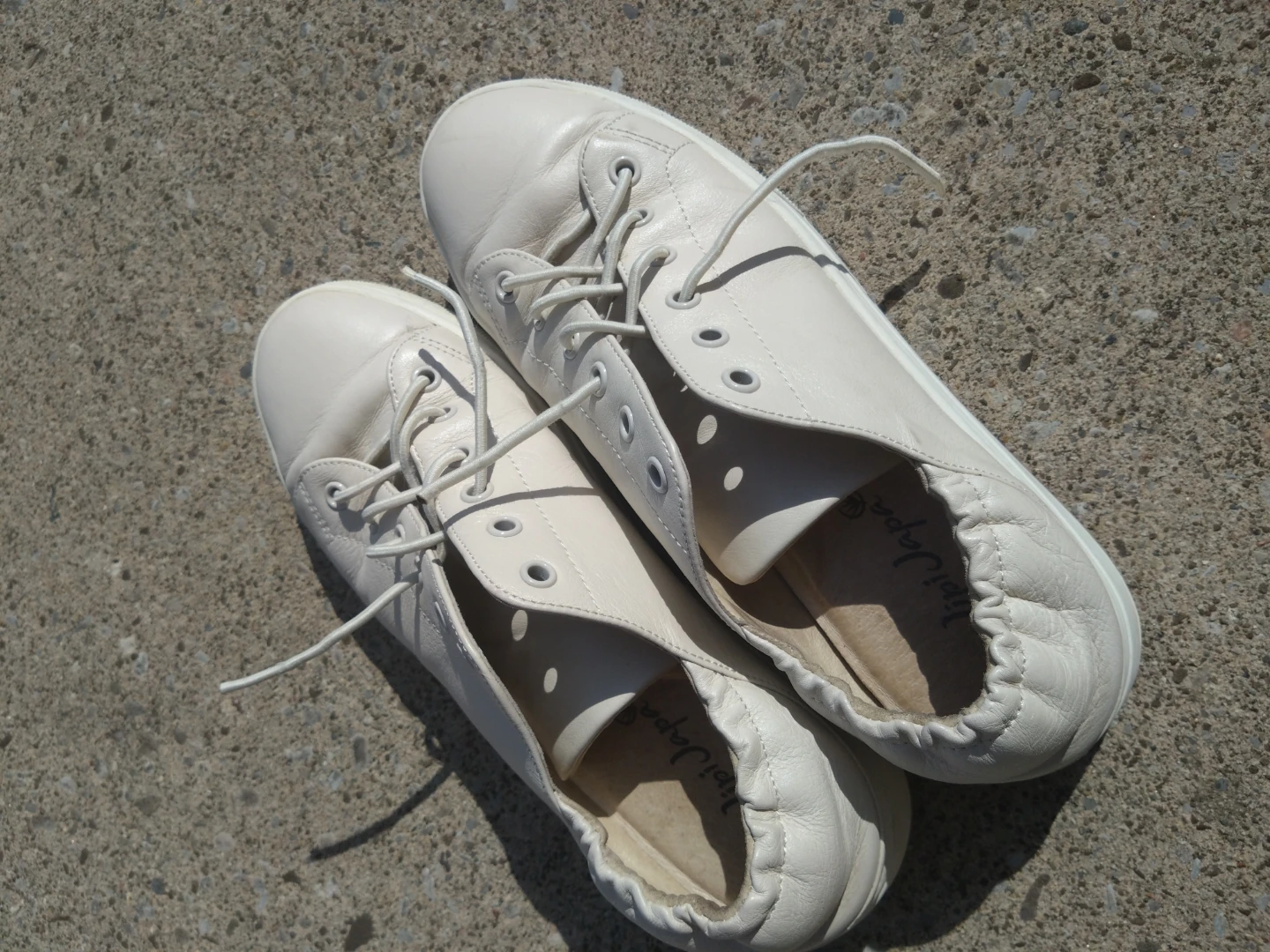 Beige Leisure Shoes