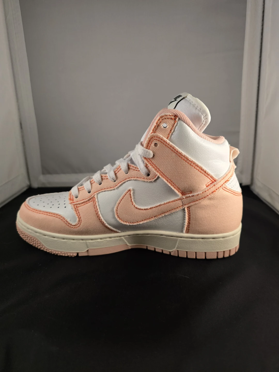 Nike Dunk High Pink White Sneakers - photo 5