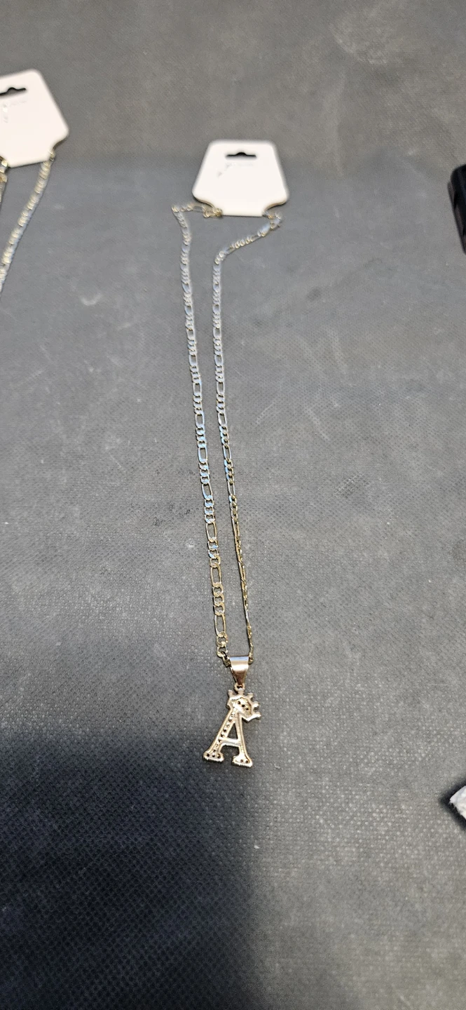 Gold Tone Initial Necklaces $15 each - photo 2