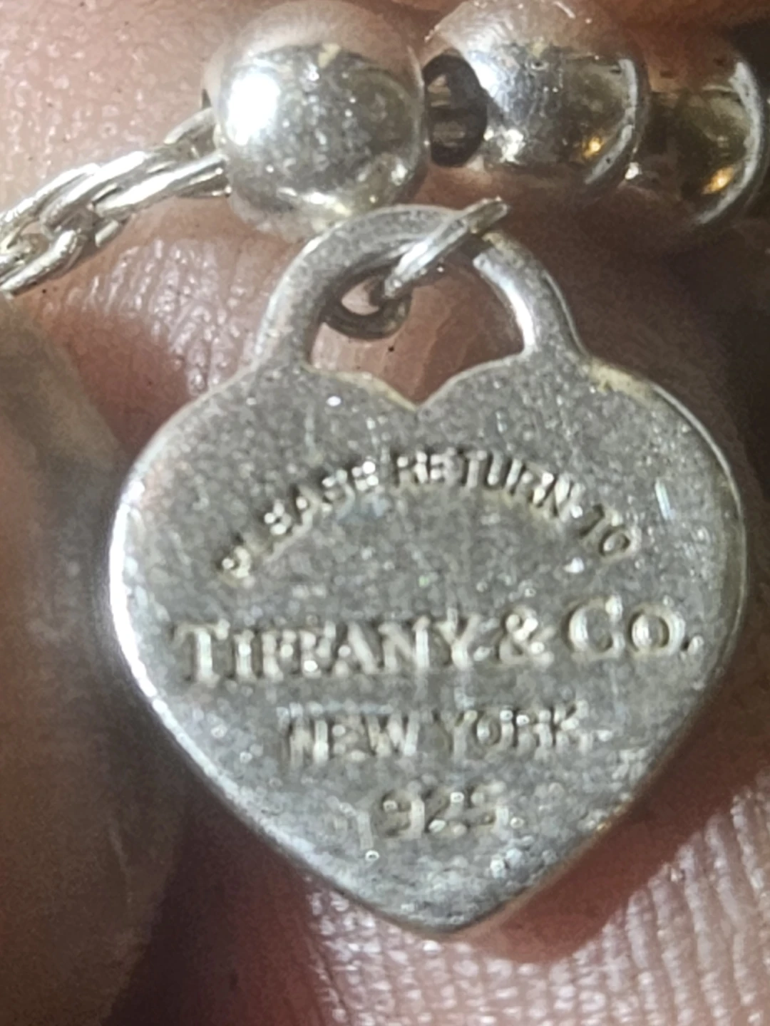 Tiffany & Co. Sterling Silver Heart Tag Bracelet - photo 4