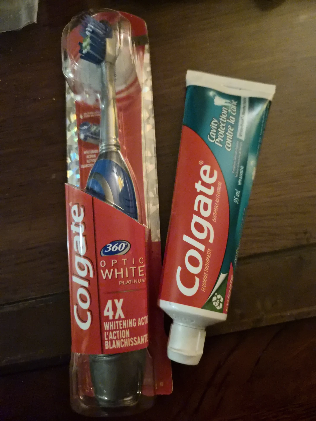 Colgate 360 Optic White Platinum Toothbrush & Toothpaste