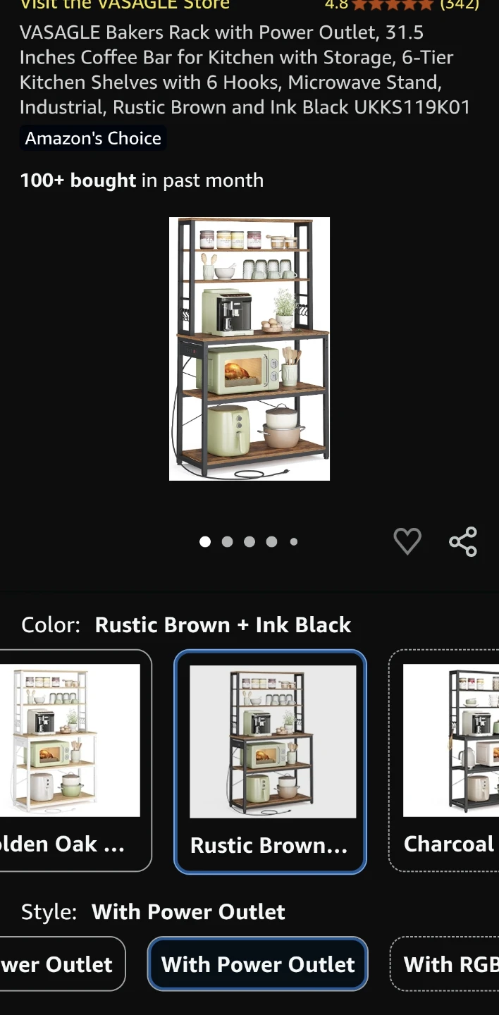 Standing Kitchen Barkers Rack