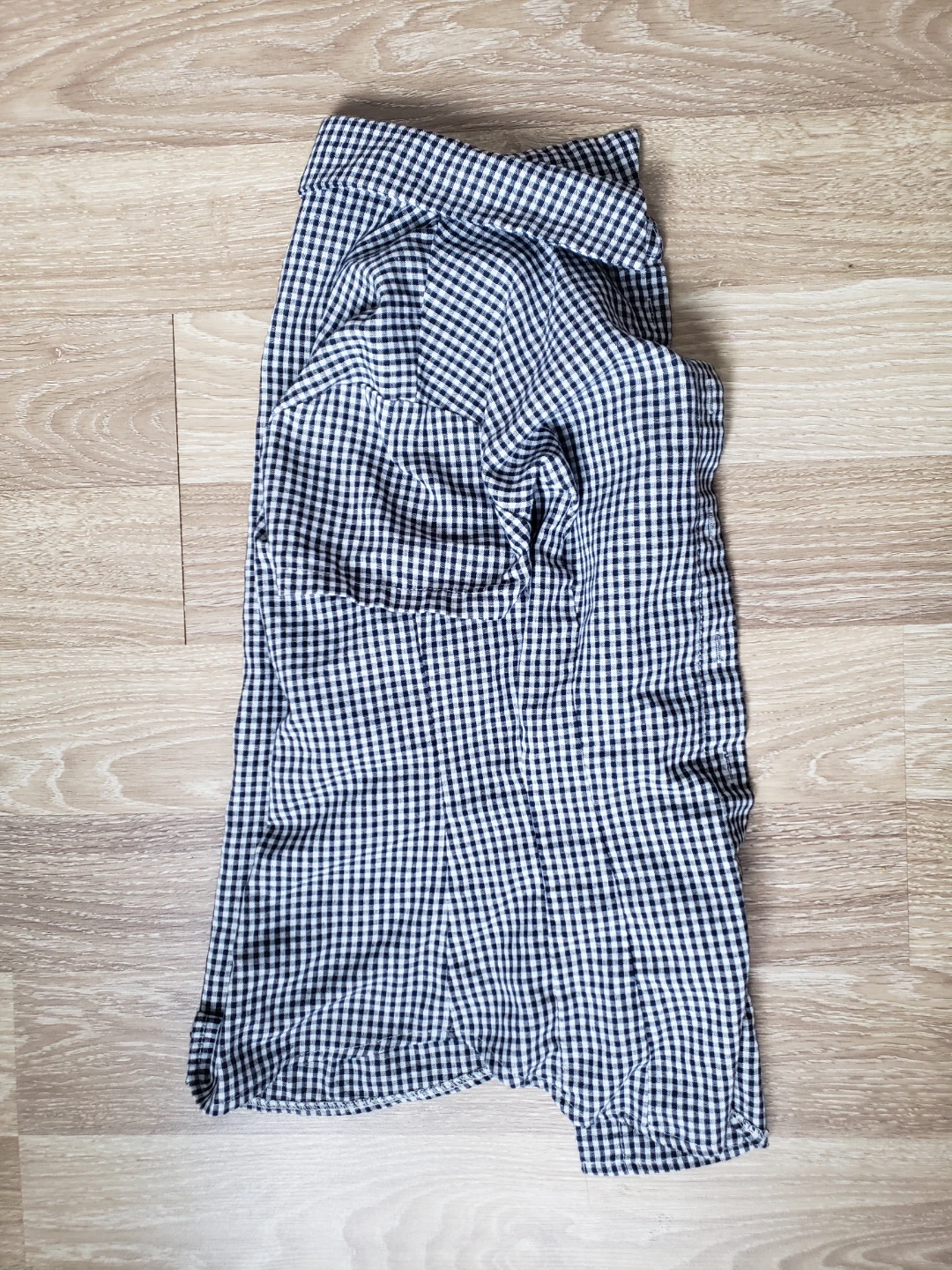 Button-Up Shirt - Blue and White Checkered - photo 2