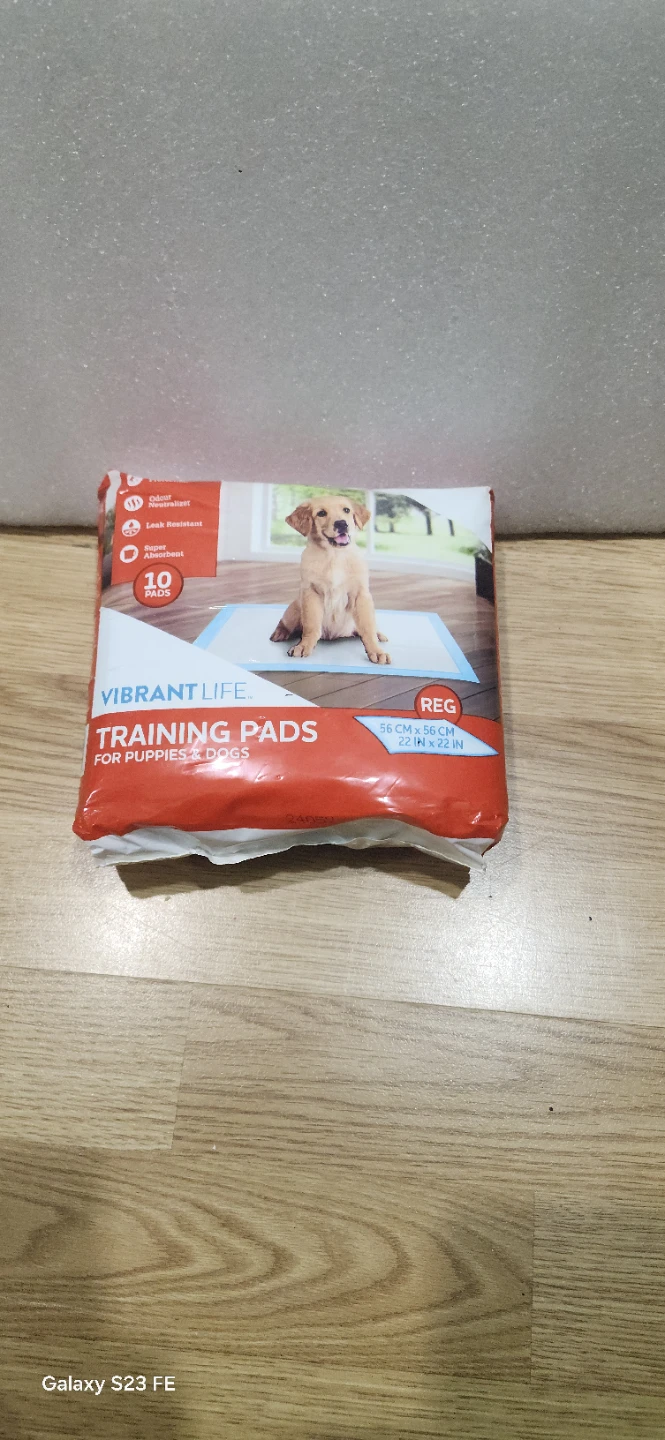 Vibrant Life Training Pads for Puppies & Dogs (Reg Size)