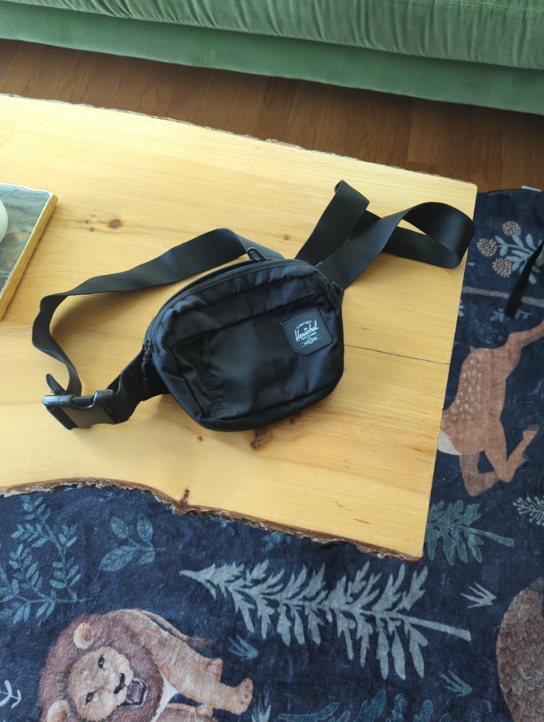 Herschel Black Fanny Pack