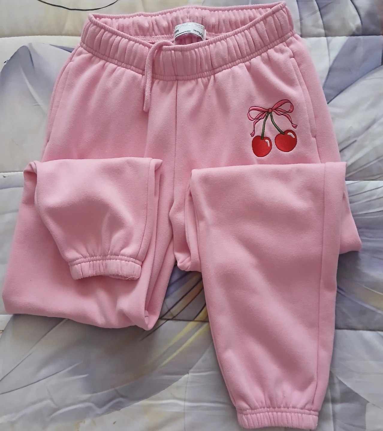 UKids  Pink Cherry Sweatpants - Size M/ 10, 12