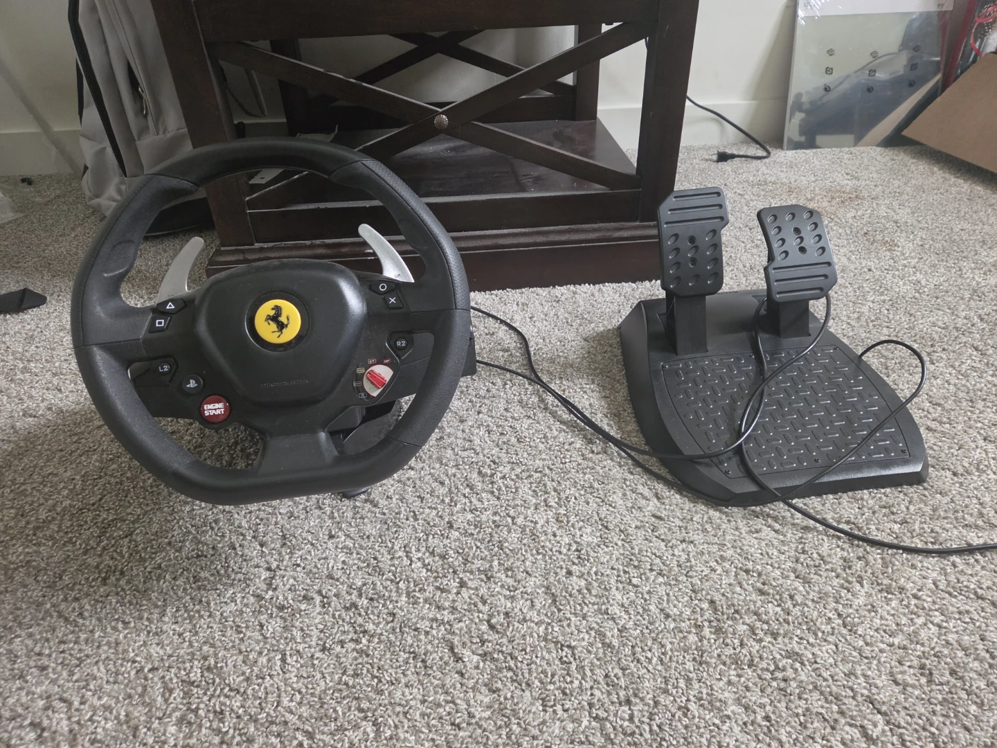 Thrustmaster T80 Ferrari 488 GTB Racing Wheel and Pedals
