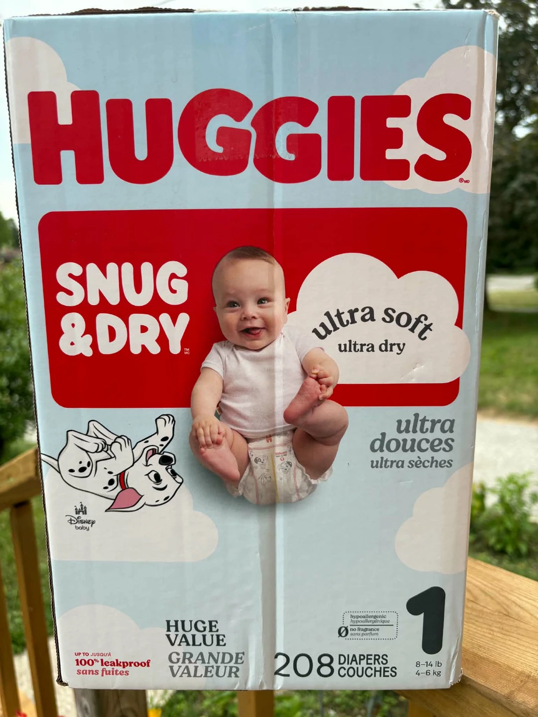 Huggies Snug & Dry Diapers Size 1 (208 Count) - photo 3
