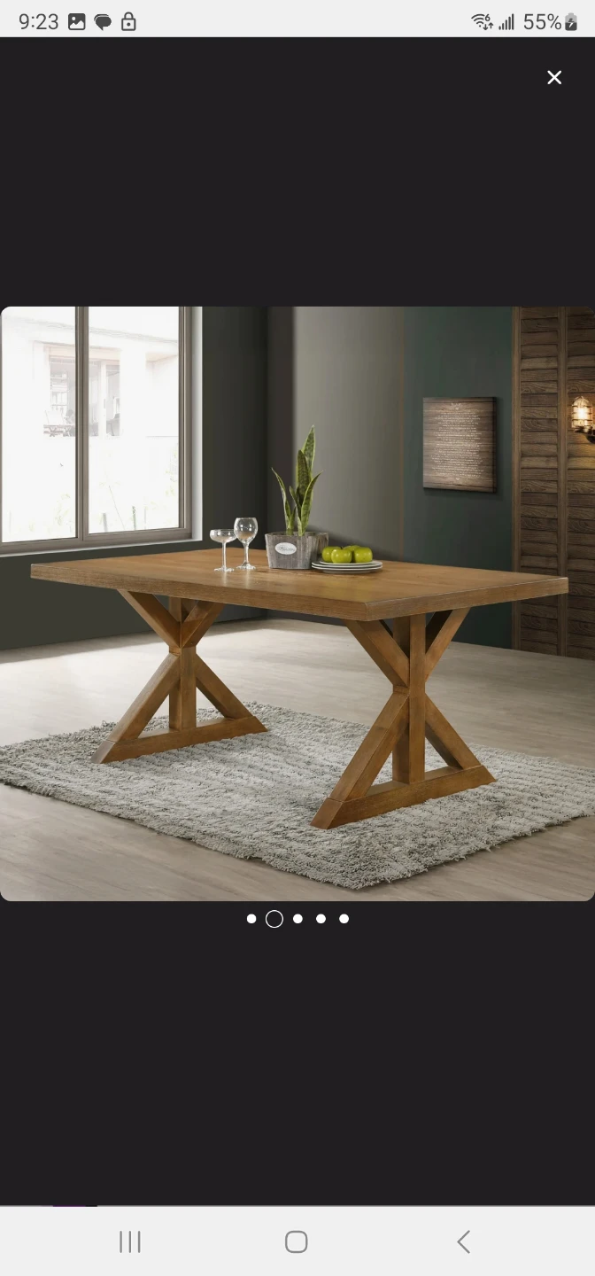 Large Wooden Dining  Table - photo 3